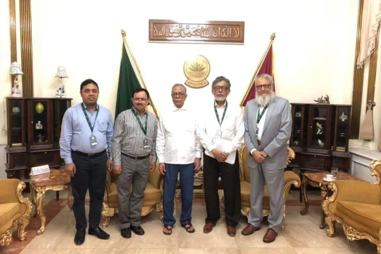 BSCCM Team Met Honorable President of Government of the People’s Republic of Bangladesh